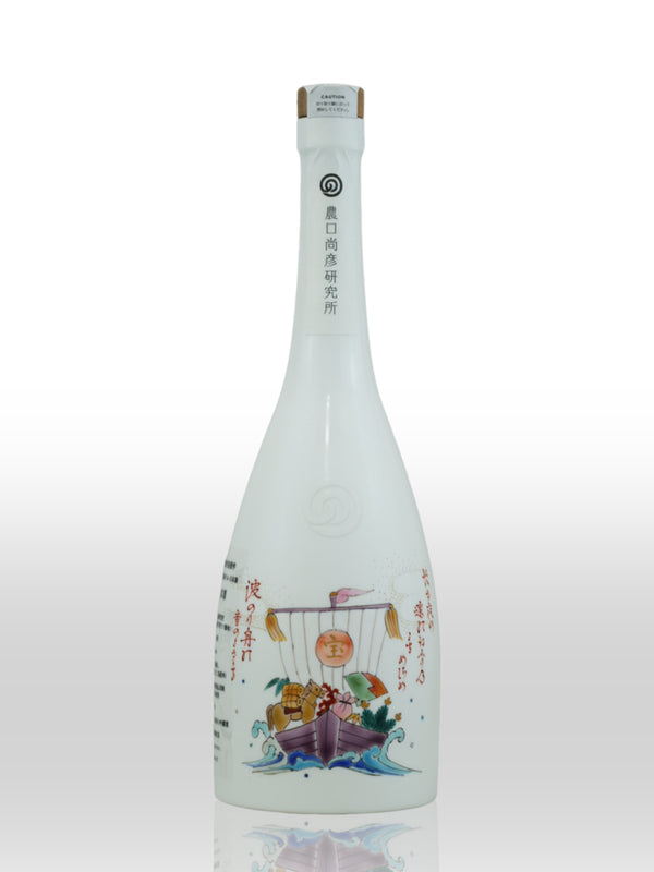 Spring Festival Treasury Boat by Noguchi & Seito Tamura Kutani 【迎春宝船ボトル 九谷焼 田村星都作 山廃 純米大吟醸 農口尚彦研究所】720ml