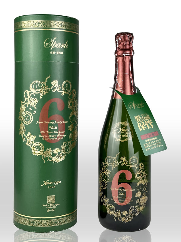ARAMASA N0.6 XMAS-type Sake【新政 純米】圣诞限量 Champagne Bottle