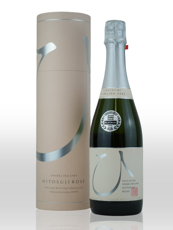 Hitosuji Rosé Sparkling Sake 720ml【菊泉 ひとすじロゼ】